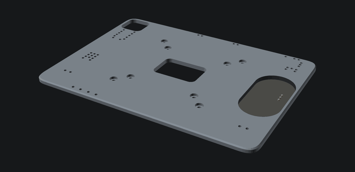 BACKPLANE BP-11 Charge plate, isometric view